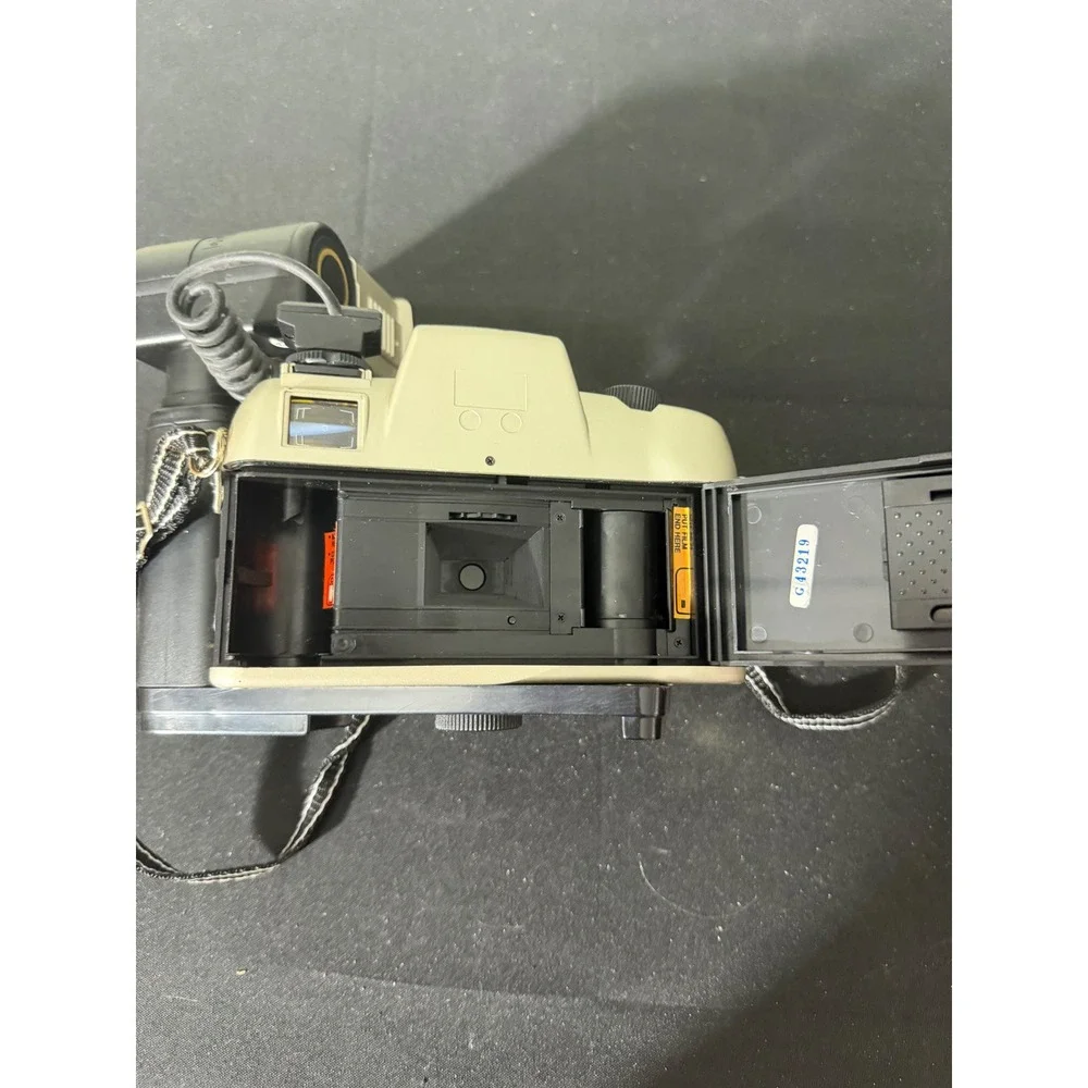 Argus BBC-1000 35mm Film Camera Champagne Black Good Focus Free Motor Drive